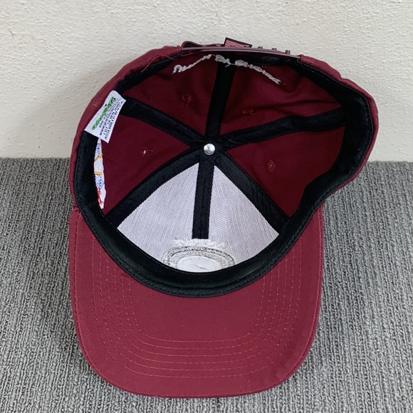 Vintage Local 103 Snapback Hat Mens Adjustable Maroon Baseball Cap Graffiti - Picture 9 of 13